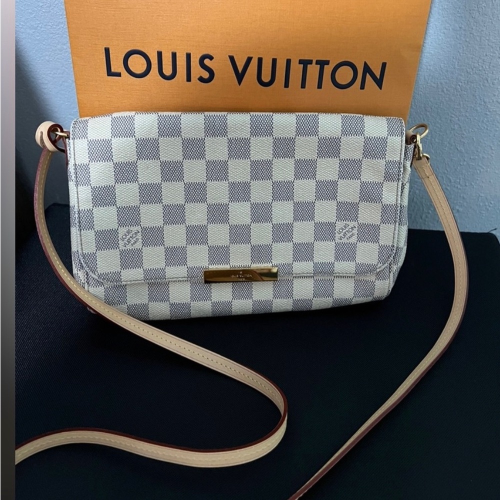 Sold- LV Favorite mm damier azur - Picture 4 of 9